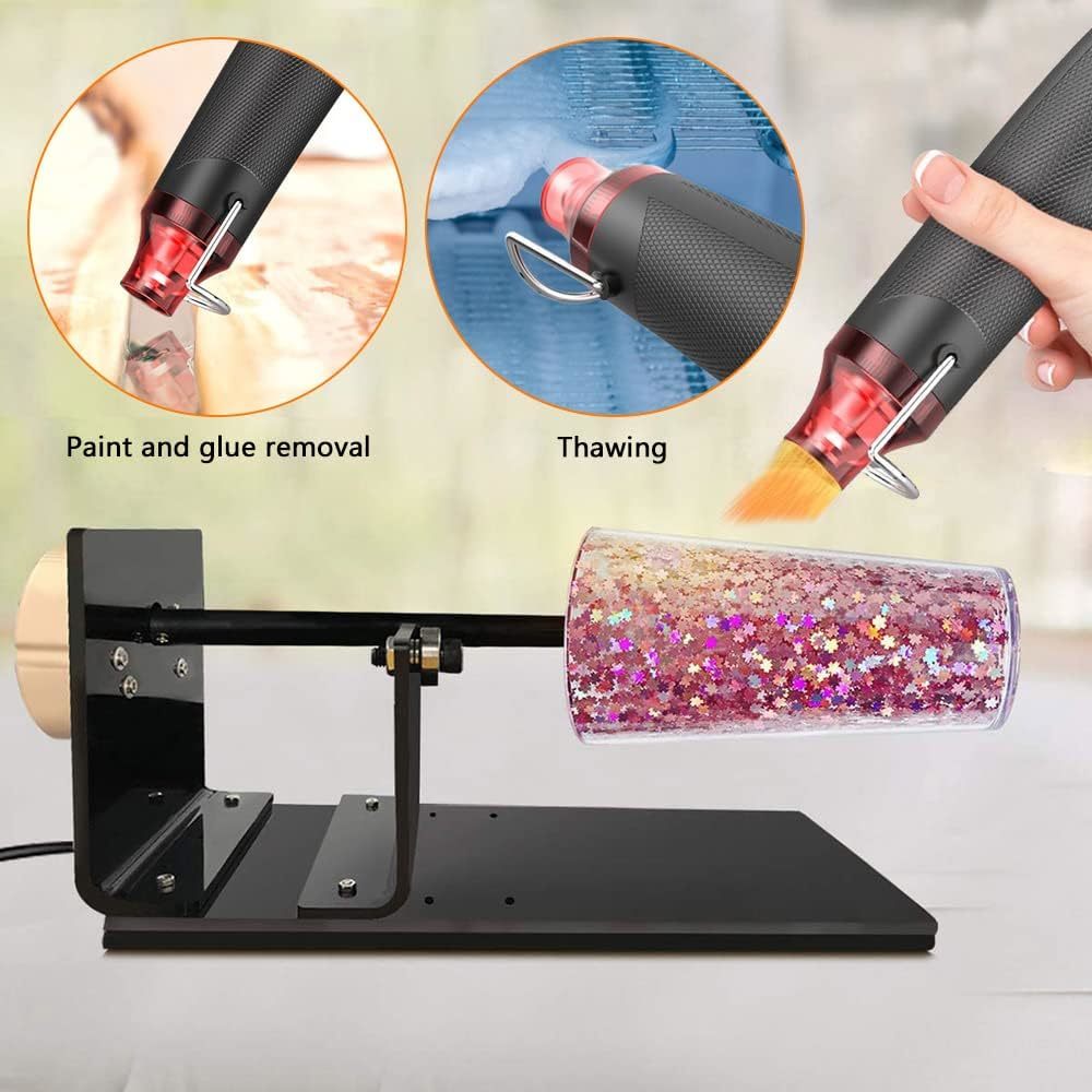 Décapeur Thermique Mini, Pistolet à Air Chaud Petit 300W Chauffage Rapide pour D'emballage Rétractable le Gaufrage Séchage de la Peinture du Papier - 5