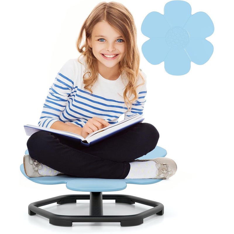 Karuzela, Obrotowe Krzesełko dla Dzieci, Krzesełko Sensoryczne, Tor Motoryczny, Zabawki Rozwijające Koordynację Ruchową i Równowagę (Czerwony Płatek)