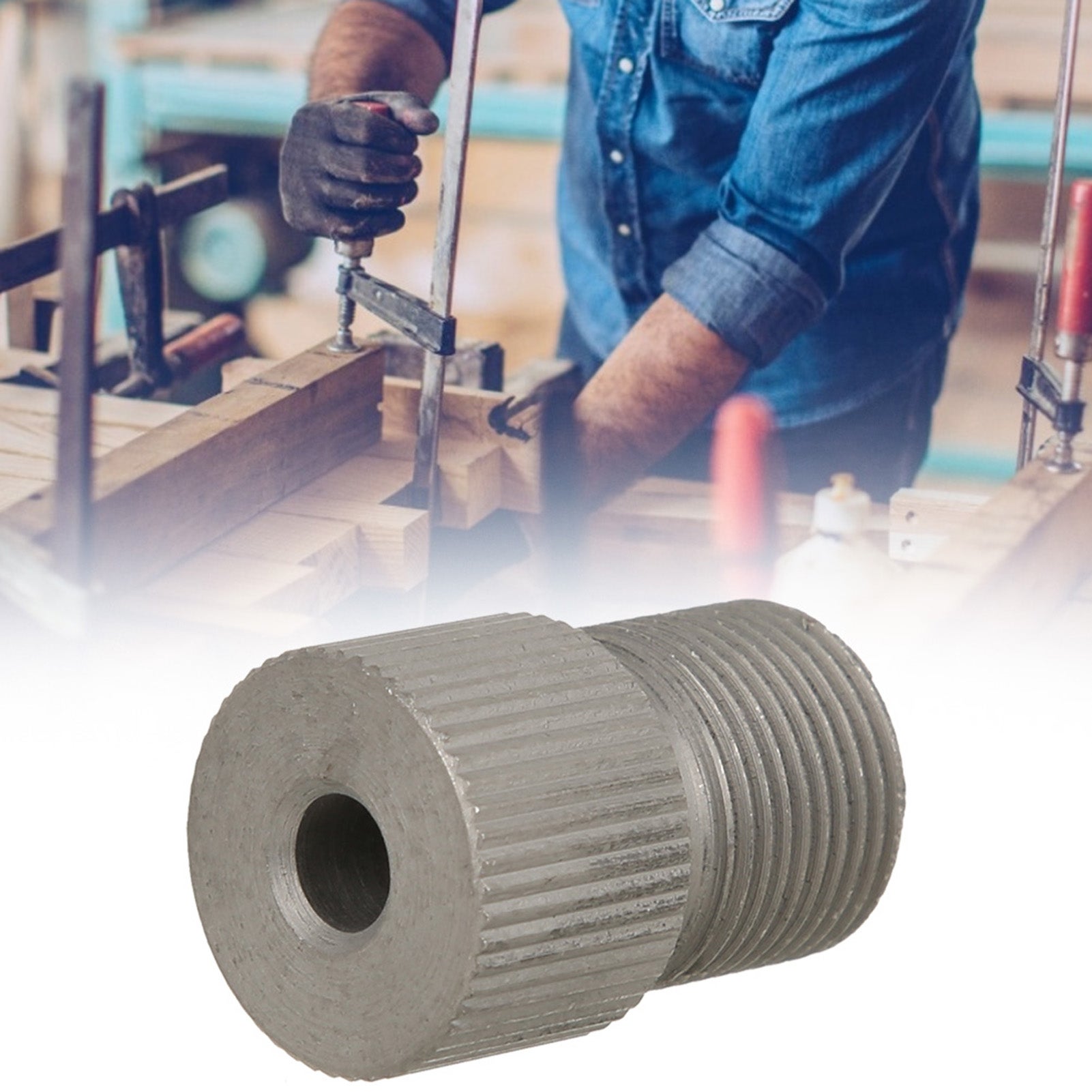 3 pezzi adattatore per mandrino da 5 mm per trapano, accessorio per punte da trapano per lavorazione del legno - 5