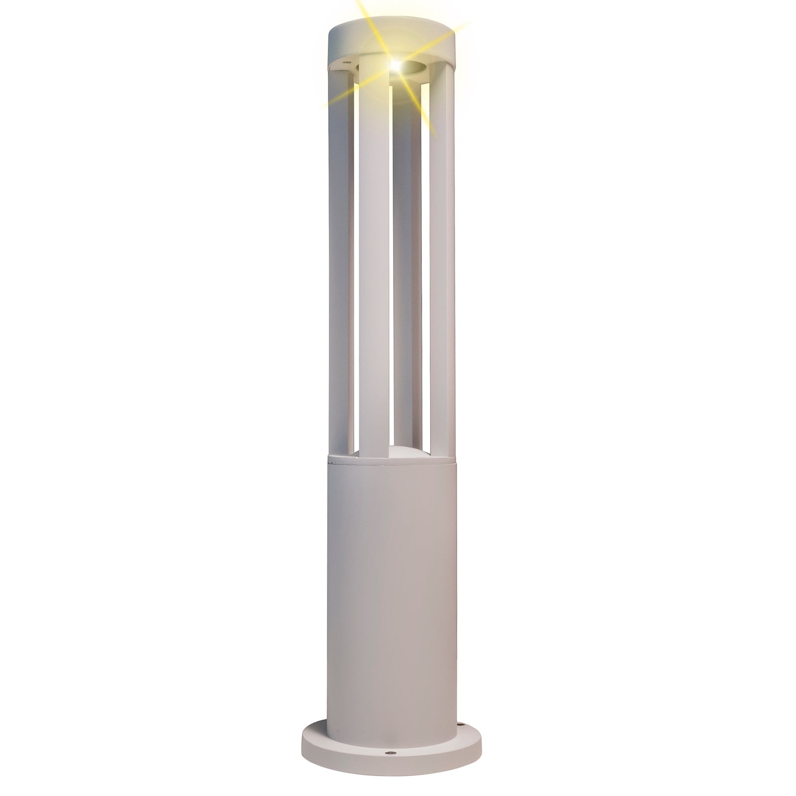 Lampadaire LED d'extérieur 12 W étanche IP65 éclairage de jardin de cour de sentier 60 cm 230 V BLANC 4000K - 2