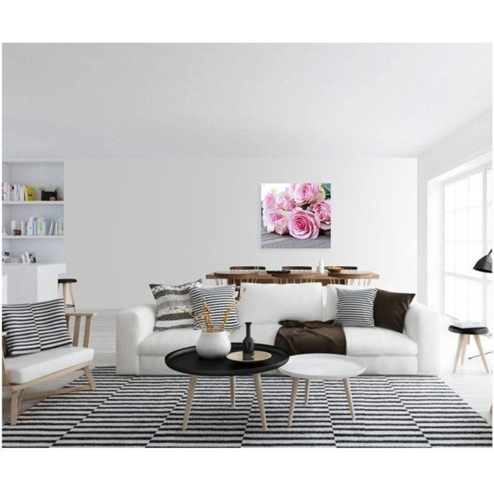 Tableau des roses - 60 x 60 cm - 3