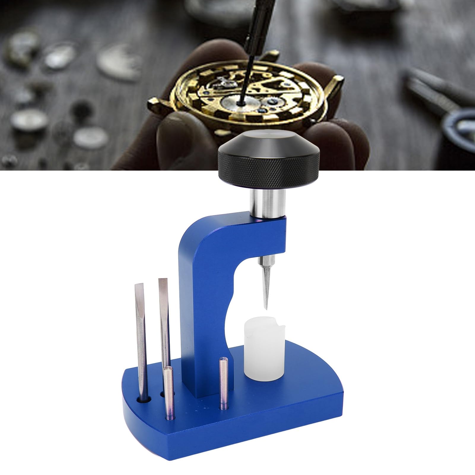 Banco per aprire la cassa del fondello dell'orologio Strumento