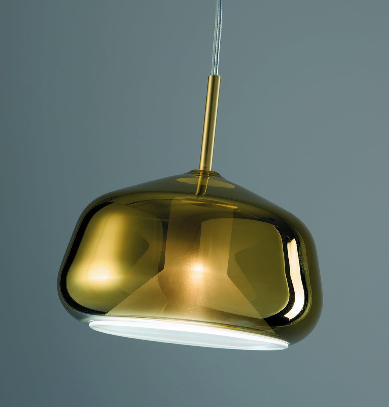 X-RAY suspension, en verre, doré - 5