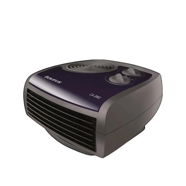 Aquecedor Taurus CA-2002. 2200W. Aquecedor com ventilador. Silencioso. Termostato ajustável. 2 níveis de aquecimento. Função ventilador. Posição horiz