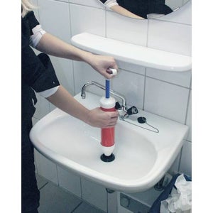 Pompa Stura Scarichi A Aria Compressa - Ventosa Per WC, Lavandini, Docce Con 4 Testine - Foto 10