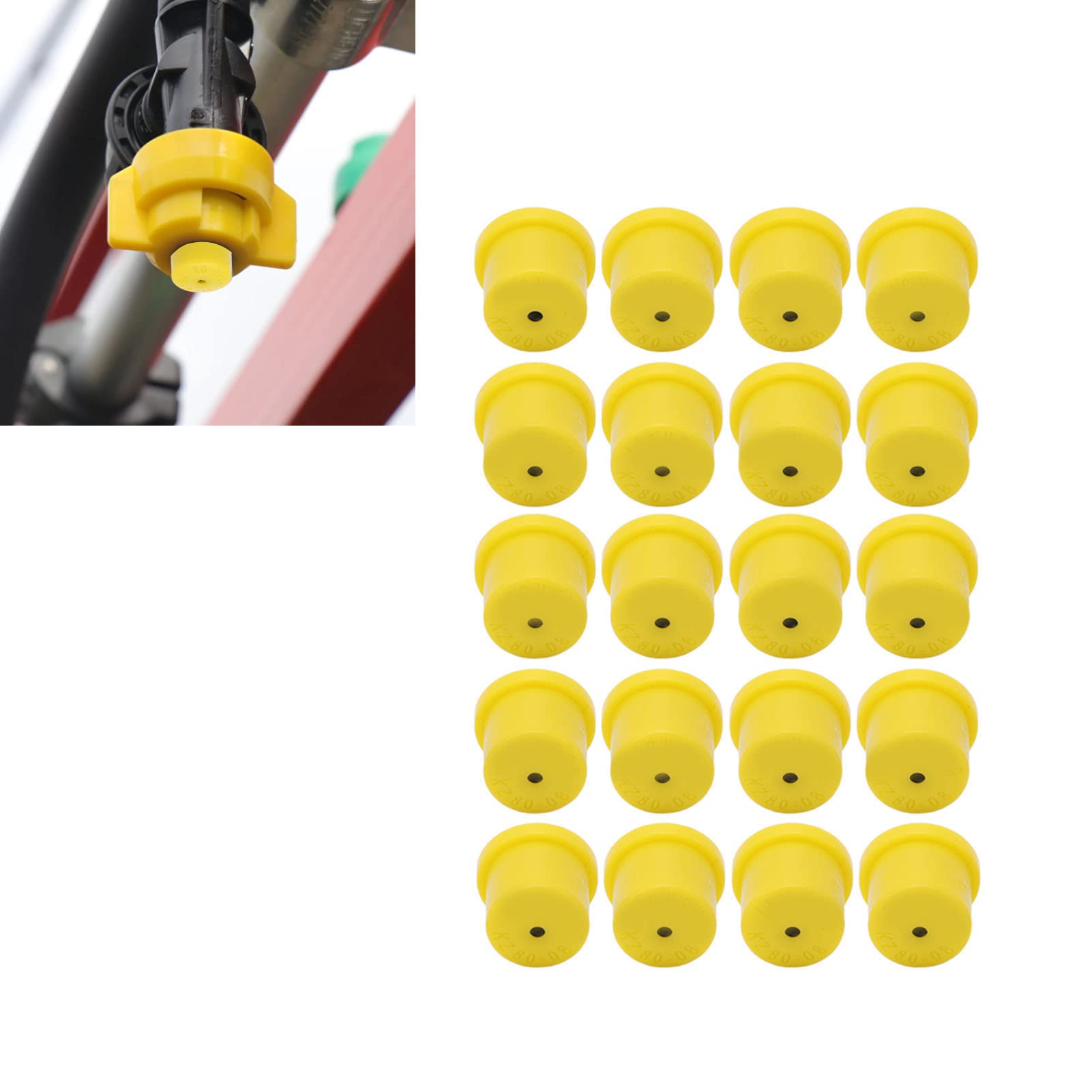 20 piezas KZ80 rociador para Dron, boquilla cónica, rociador de