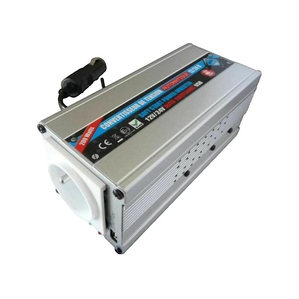 Htc Equipement Htc Converter 12/24 V Automático 220/240 V 200 W Usb 0.5 A , Leroy Merlin