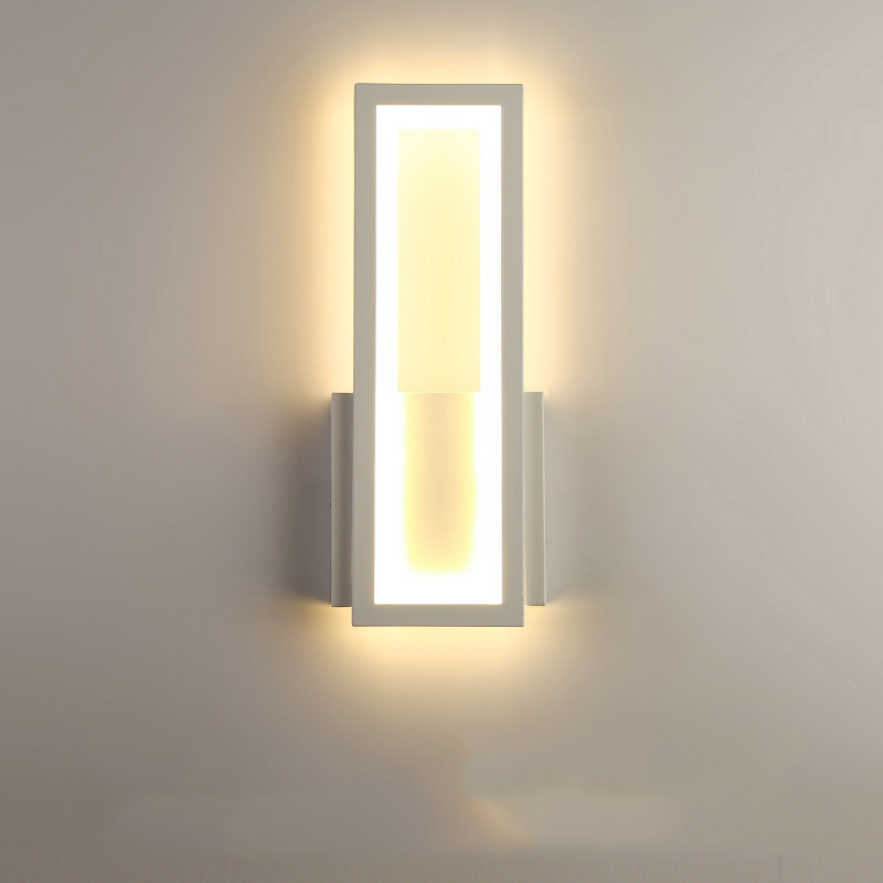 2X Applique murale LED Lampe intérieure Lampe de couloir Extérieur Spot