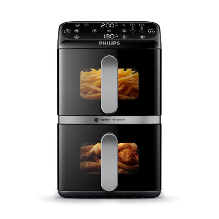 Freidora de aire Philips Airfryer serie 4000 10L con doble cesta 2750W - Imagen 3