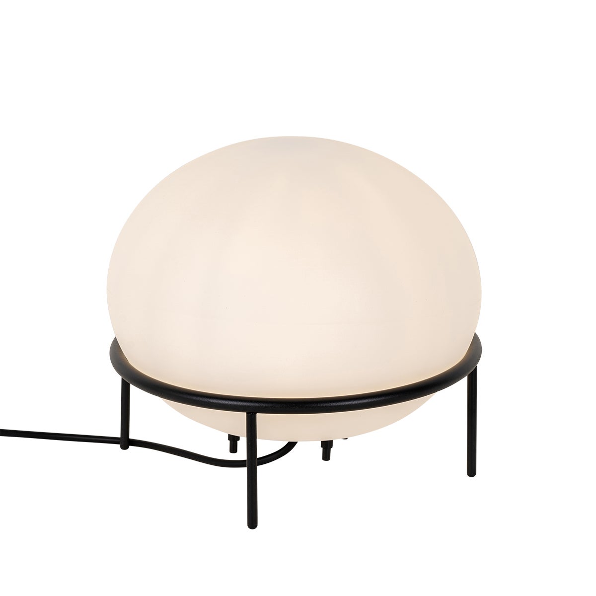 Qazqa designerski lampa stołowa zewnętrzna do ogród - Jannie - czarny, max. 23w, kompatybilny z żarówką LED, e27, 29cm, IP65