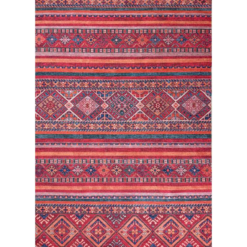 Tapis berbère lavable en machine - KILIM 03 Multicolore - 200x290 cm - 2