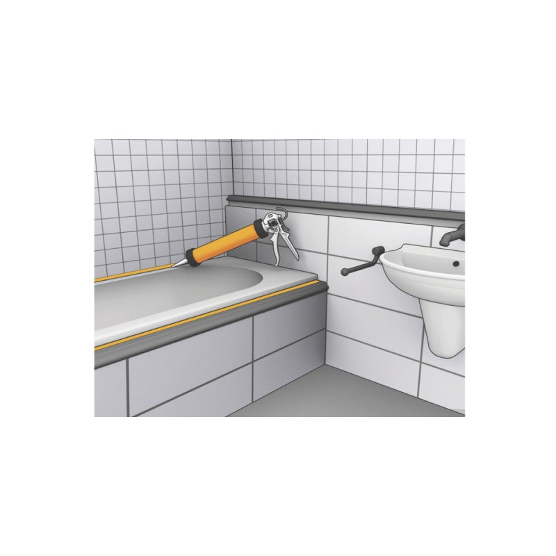 Mastic silicone anti-moisissure SIKA Sikaseal 108 Sanitaire - Blanc - 300ml - 2