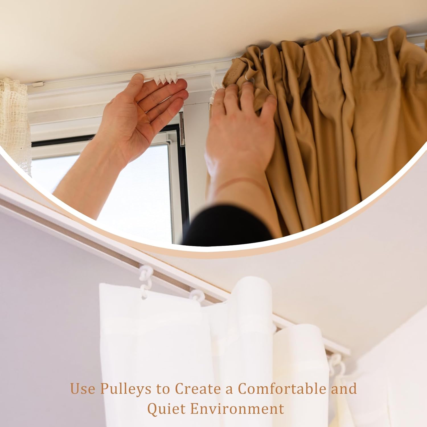 LaBlanc - 50 Pezzi Di Fermagli Per Tende In Metallo, Fermagli E Ganci In Acciaio Inossidabile Argentato Ganci Ad Anello Per Tende Fermagli Per Tende Da Doccia Foto Luci 85221075