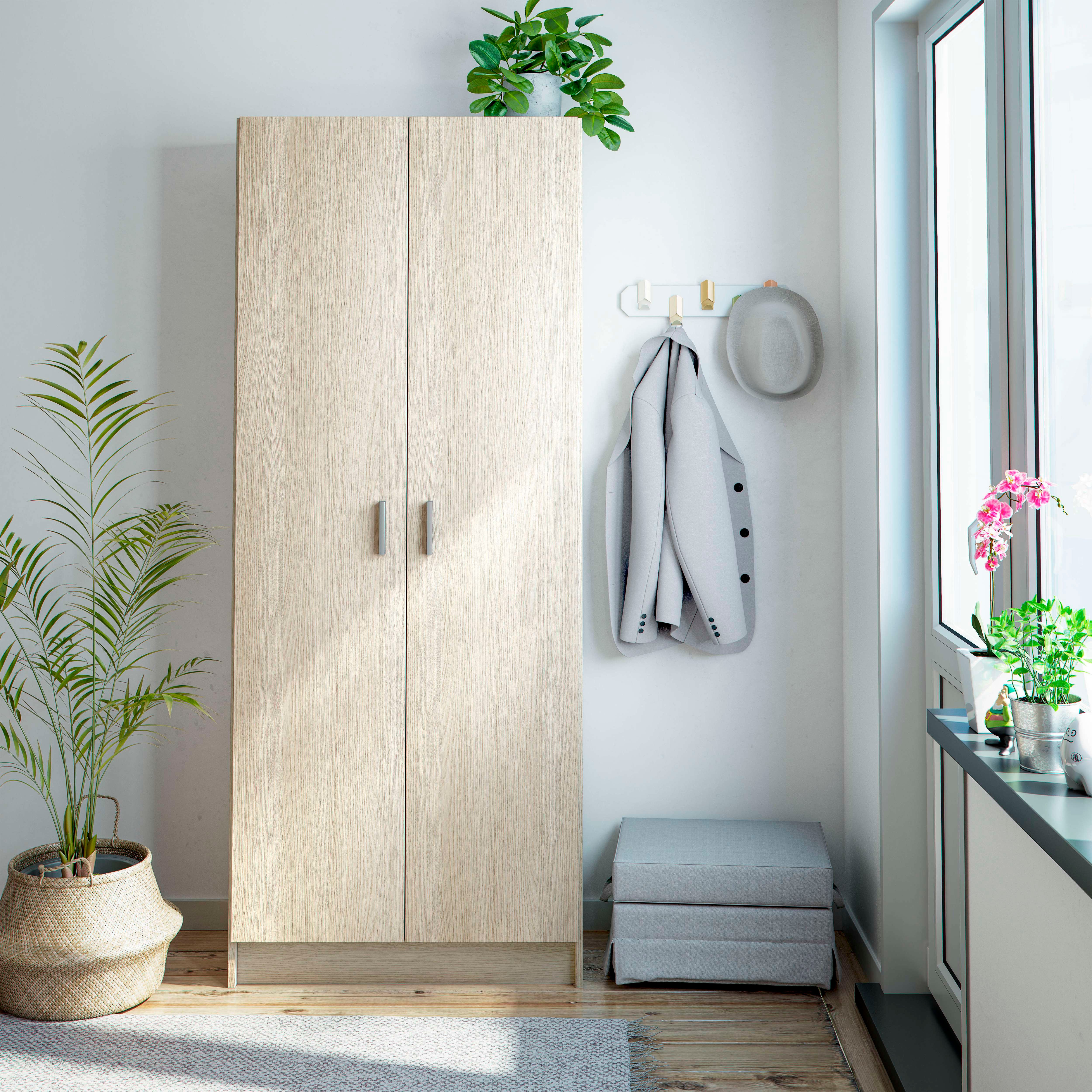 Armoire polyvalente 2 portes 3 zones - 6