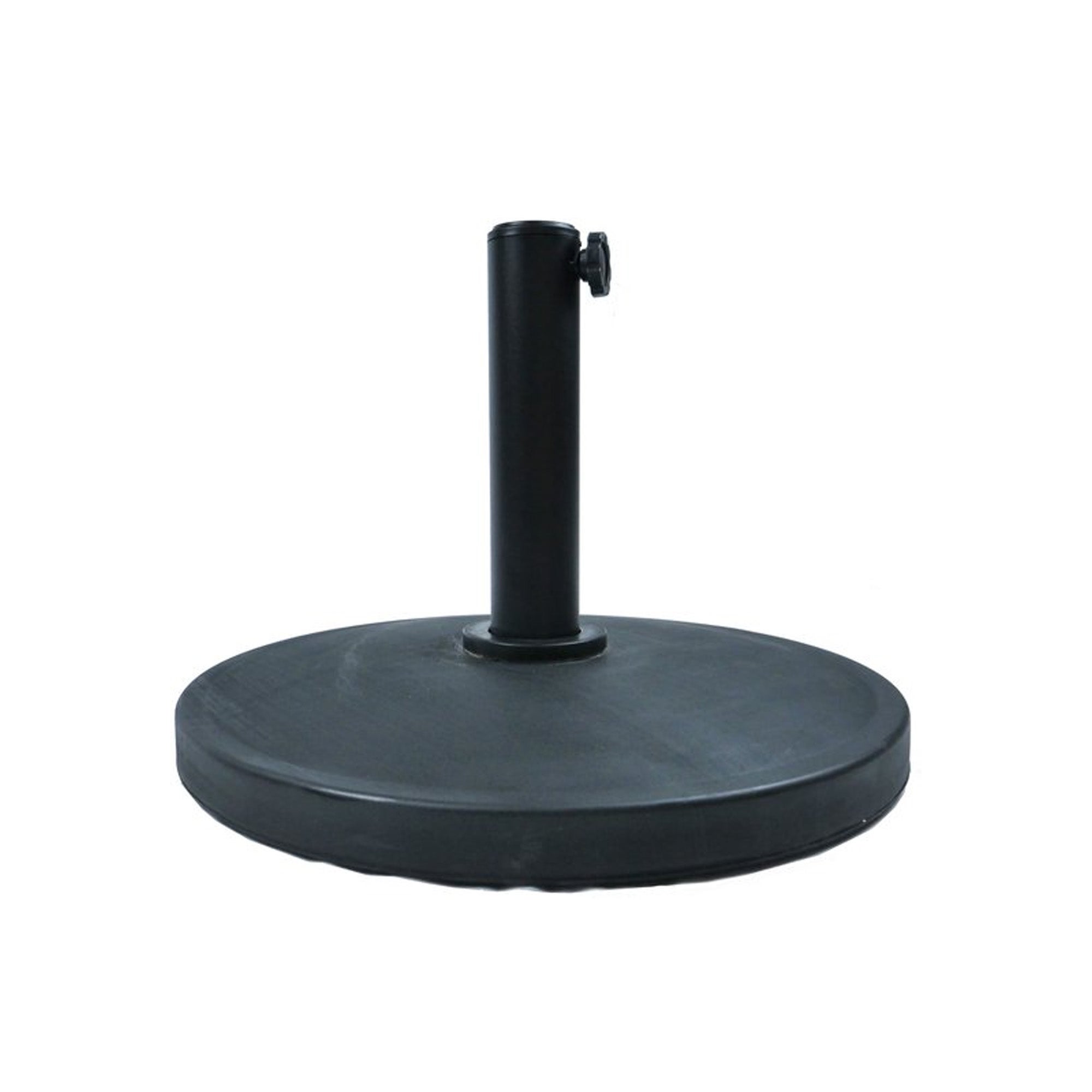 Pied De Parasol Lourd MaxxGarden 27kg - Pour Parasol Déporté - Remplissage Béton - Réglable - Noir