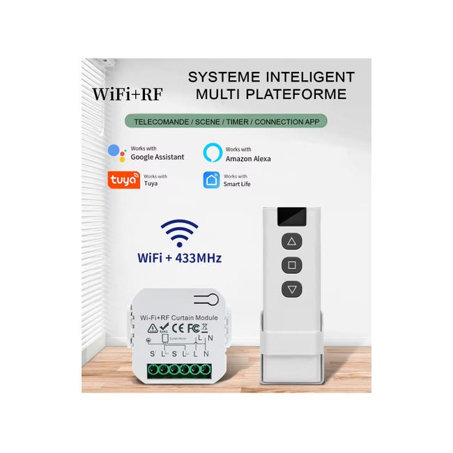 Télécommande volet roulant wifi Télécommande volet roulant wifi