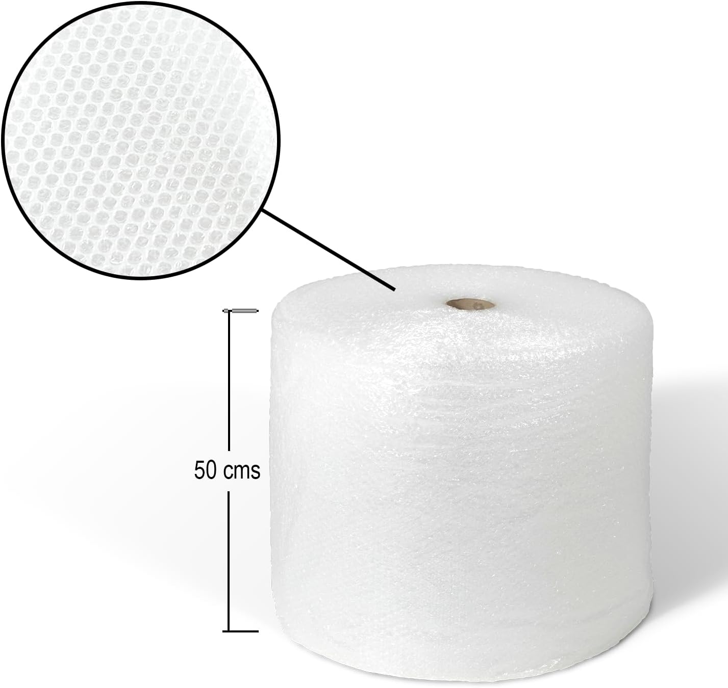 COM-FORT HOUSE Film à Bulles pour Emballage - 0,5 M x 100 M - Protection Sûre et Efficace - 2