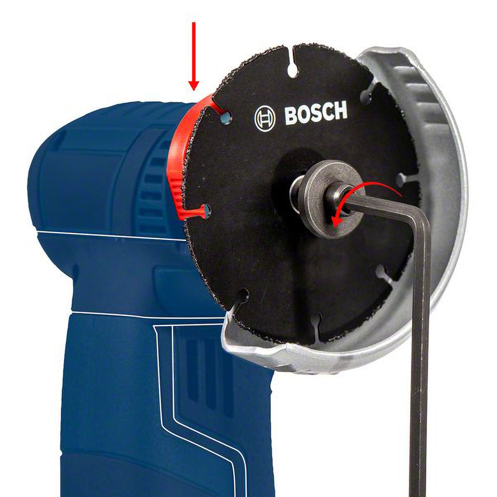 Bosch Accessories 1x Disco da taglio EXPERT Carbide Multi Wheel (per Legno duro, con chiodi, Materiali plastici, Ø 180 x 22,23 mm, Accessori Smerigli - 3