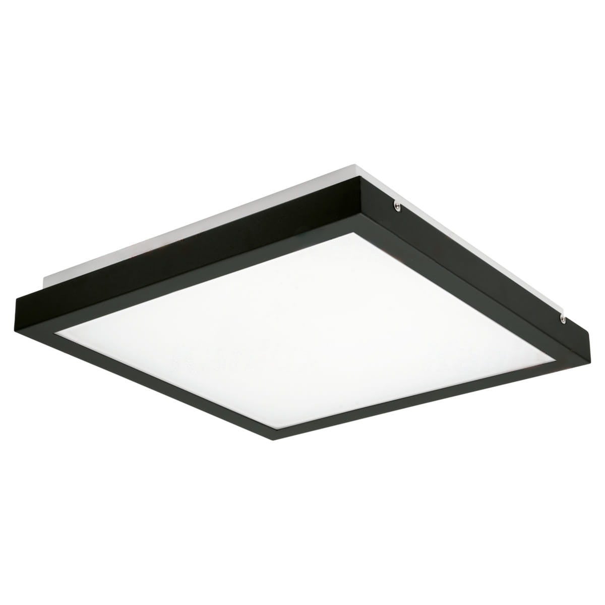Plafon kwadratowy LED TYBIA 38W 4000K 3800lm aluminium biało-czarny wym:6,1x41x41cm IP20 Kanlux