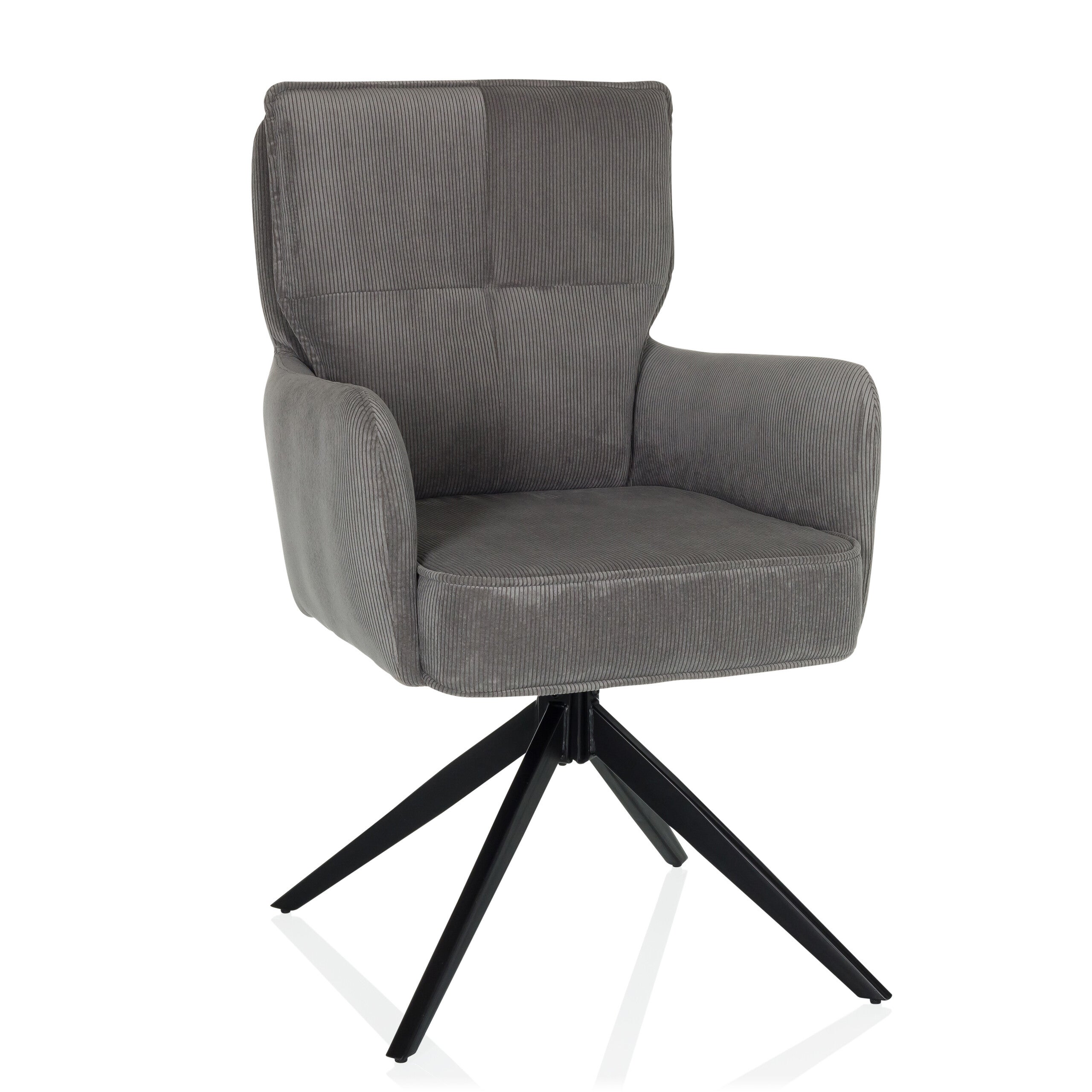 Krzesło tapicerowane TARUGO Szary hjh LIVING