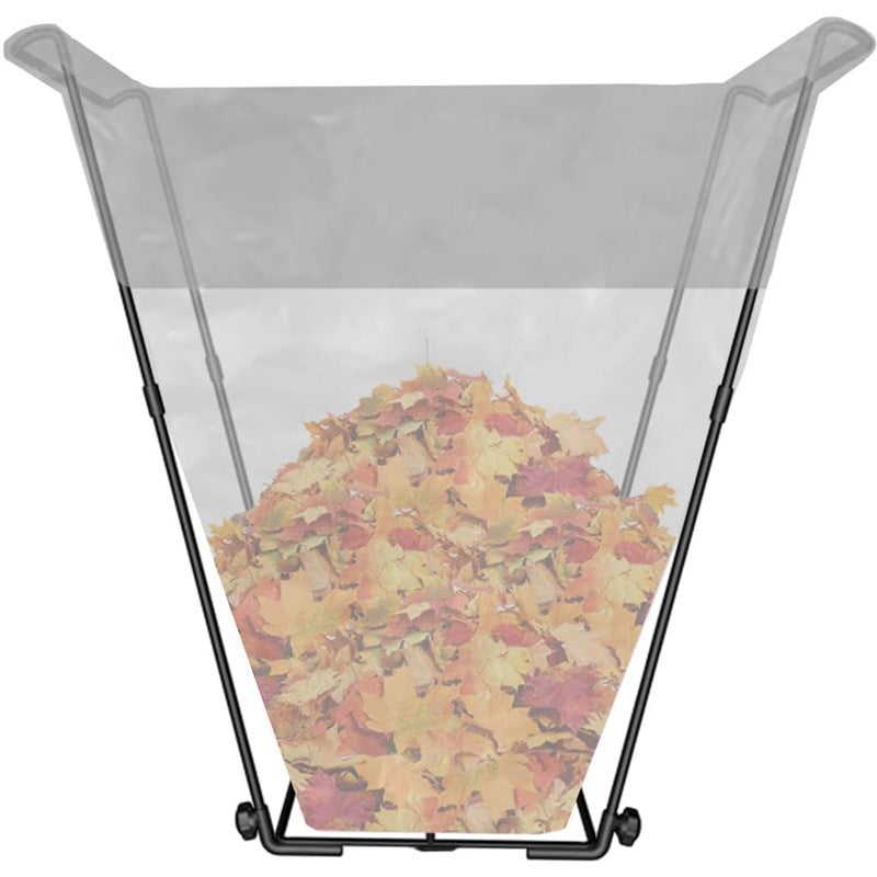 Support Pour Sac Poubelle En Acier Inoxydable - Robuste, Couleur Argent