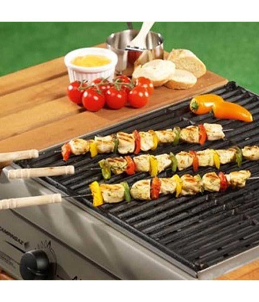 Spiedini Barbecue Acciaio Inox Set Di 25 Spiedini In Acciaio Inox Per BBQ – 28 Cm X 3 Mm, Riutilizzabili, Per Carne, Verdure E Frutta Spiedini Inossidabile Per Barbecue