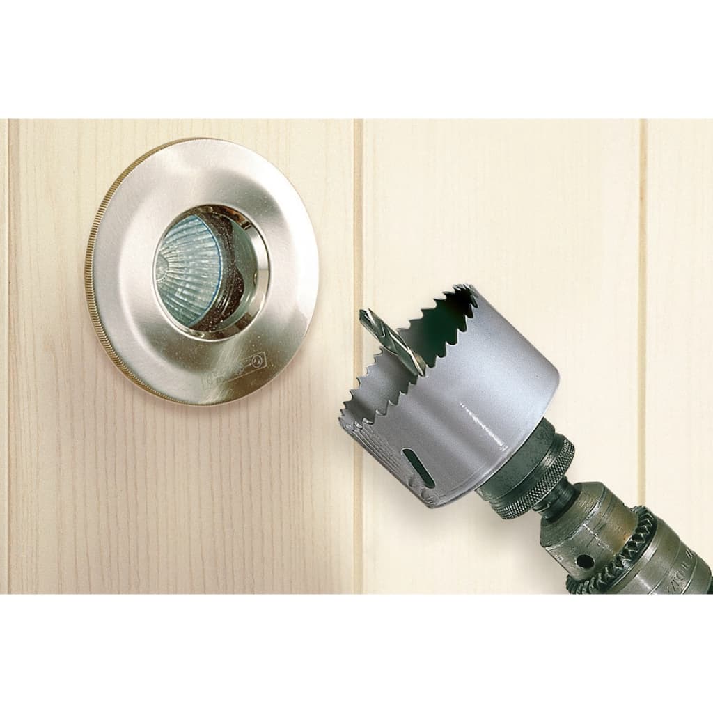 Zestaw otwornic BiM „Elektryka i hydraulika” – średnice 35, 40, 51, 65, 68 mm – głębokość cięcia 40 mm – wolfcraft 3764000 - 4