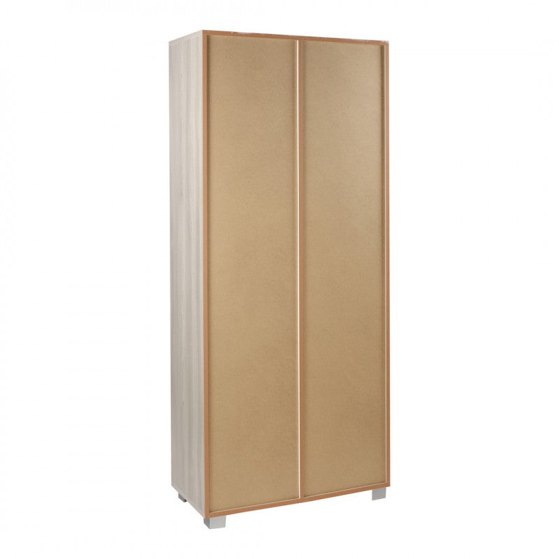 Mobile 2 ante scorrevoli h 190 cm colore Cemento - 6