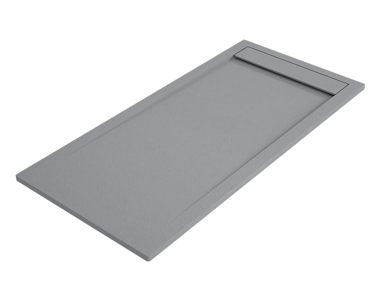 Cădiță de duș AMBAR 70x120 cm Ciment grilaj Ciment