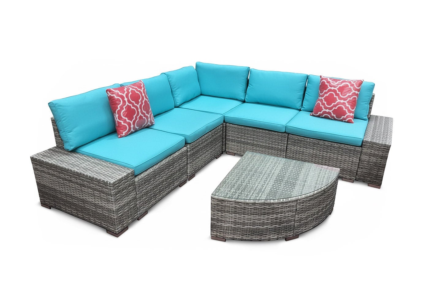 Saldos Y Stocks  Conjunto De Sofa Rinconera + Mesa. Muebles De Jardin Y Terraza , Leroy Merlin