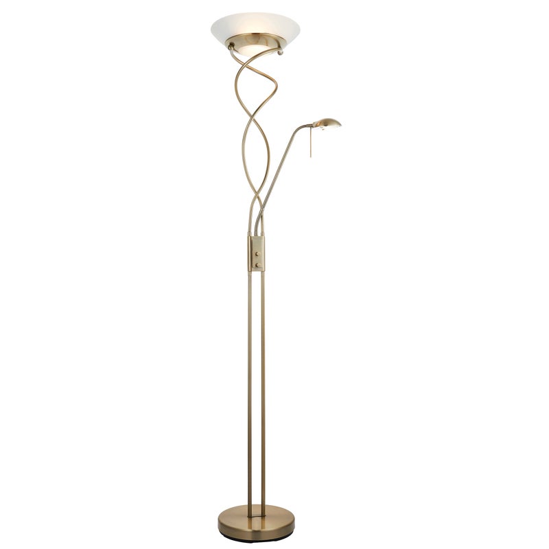 Lampa stojąca lampka do czytania MONACO mosiężno-złota 1xR7s+G9x230W metal wym:182x32,5x32,5cm IP20 Endon