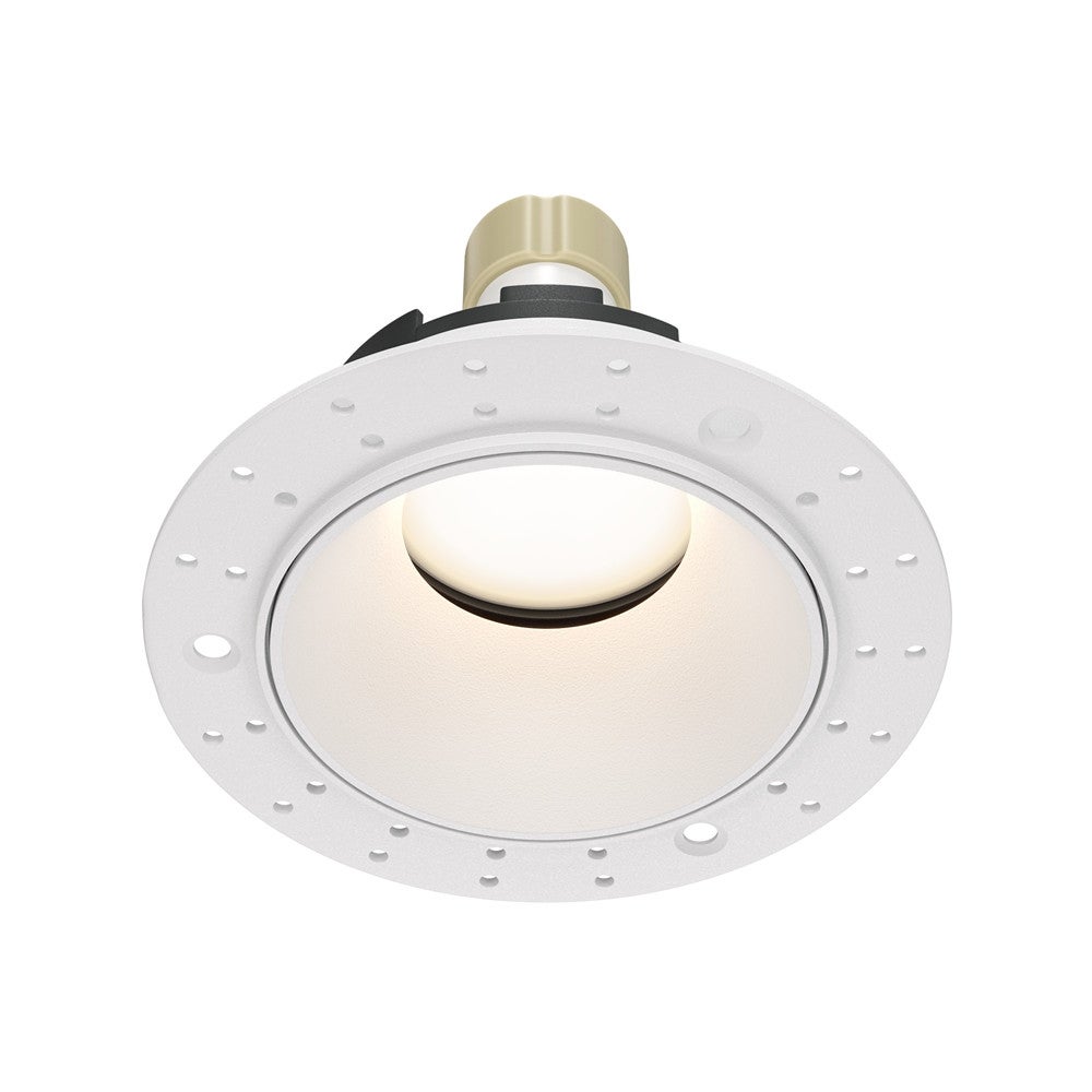 Oprawa sufitowa wpuszczana podtynkowa Share biała 1xGU10x10W okrągła IP20 wym: 3,7 x 10,2 x 10,2 cm aluminium Maytoni