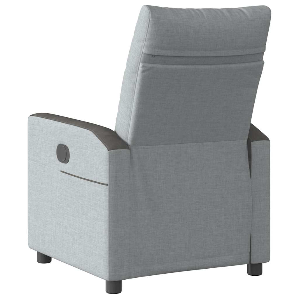 Fauteuil de télévision | Fauteuil inclinable électrique Gris clair Tissu CFW91455 - 7
