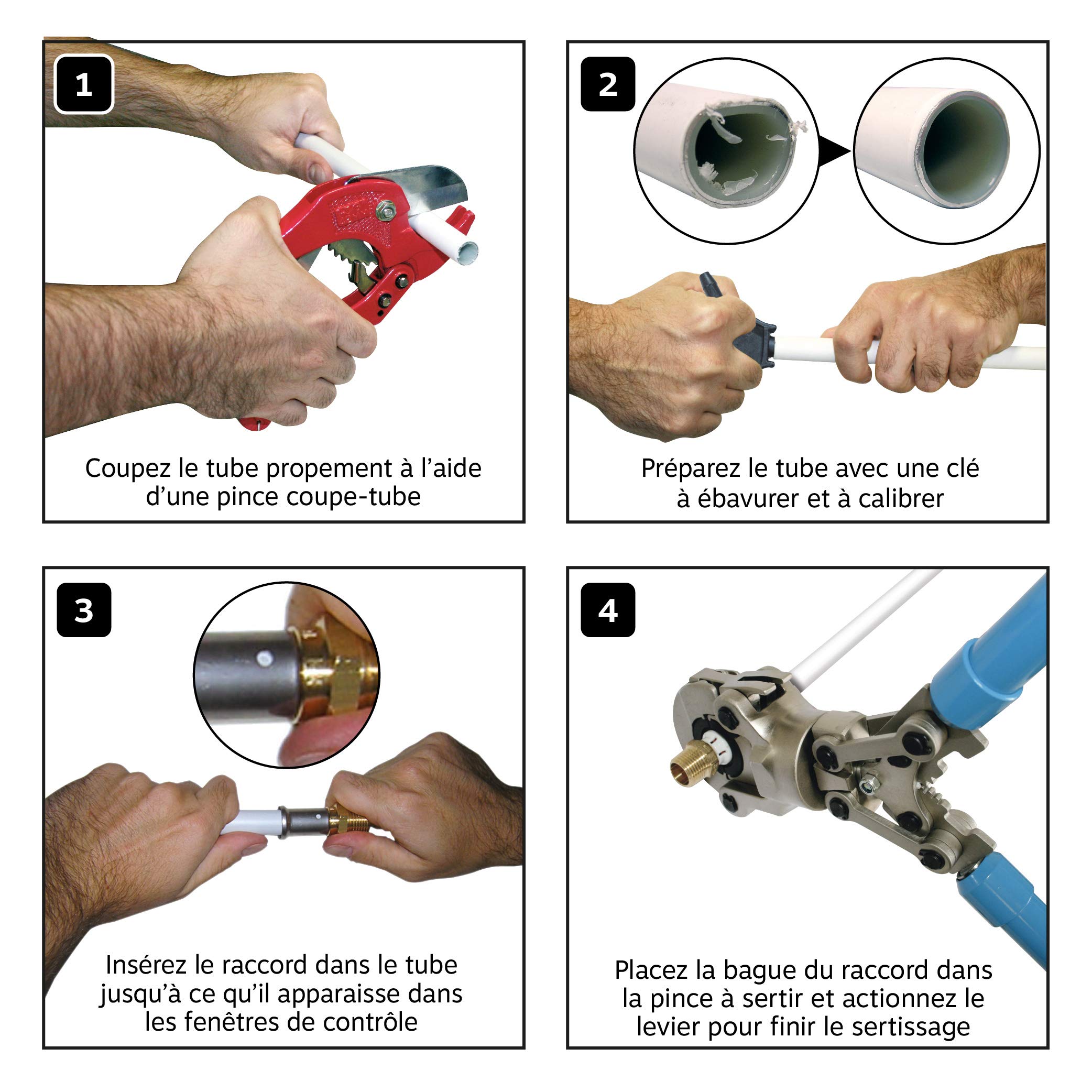 Coude femelle à sertir multicouche Ø20 - 20/27 - 4