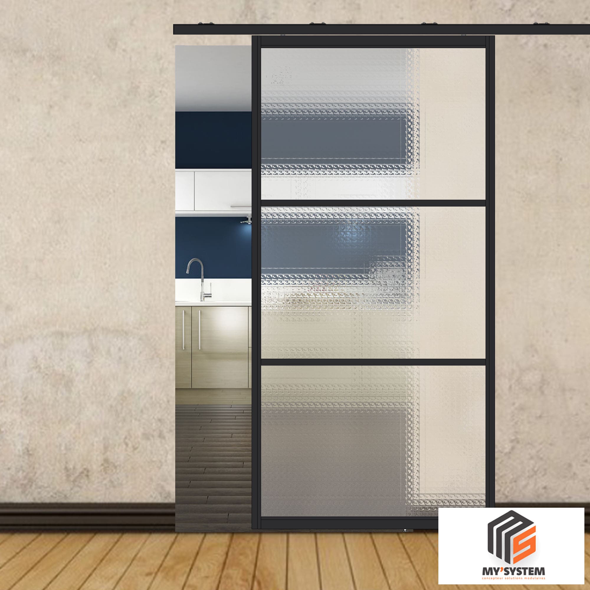 Nobilis Lot De 3 Cadres ABS Horizontaux 80 X 222 Mm Et 3