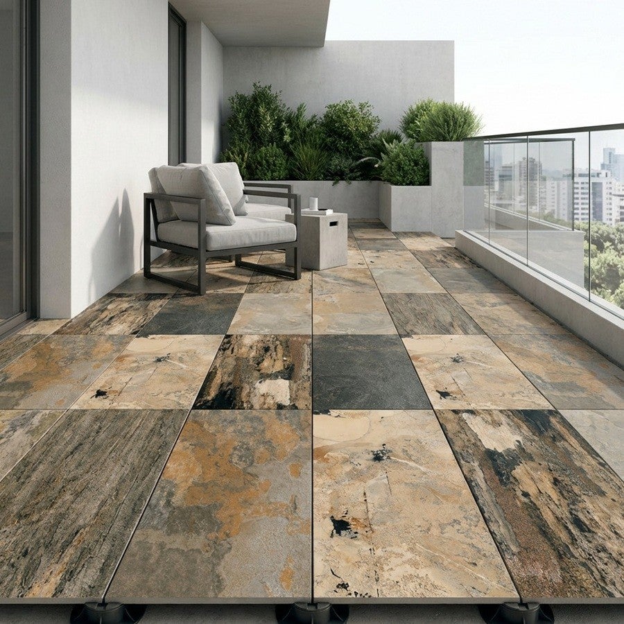 Dalle Sur Plot Pierre De Bali 60x120 2 Cm - 4