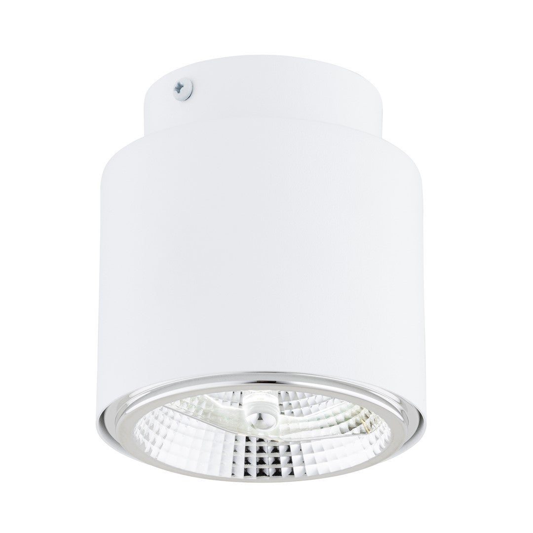 Reflektor sufitowy spot natynkowy Nano okrągły biały 1xES111x15W wym: 12 x 11,5 x 11,5 cm metal Emibig