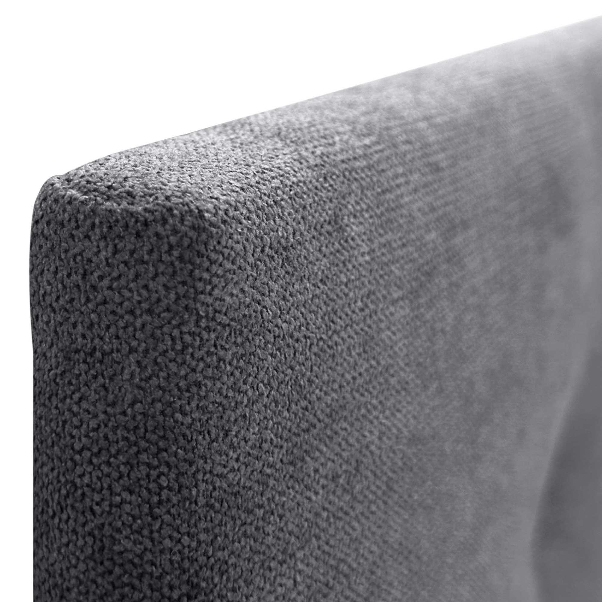 DHOME Cabecero de Tela AQUALINE Pro con 2 hileras de Botones Cabezal tapizado Cama Lujo (Gris Ceniza, 150cm) - 6