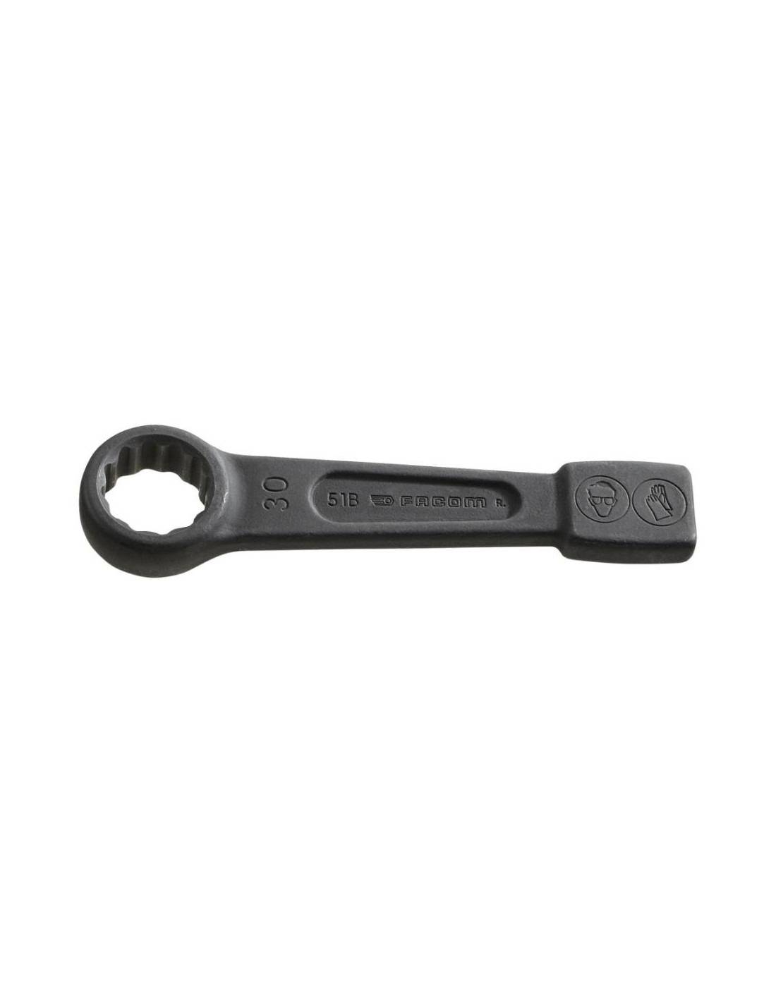 Clé à œil à Frapper Ks Tools 517.2961 – 1 7/8 Pouces – Chrome-Molybdène – Pour Gros Travaux Mécaniques