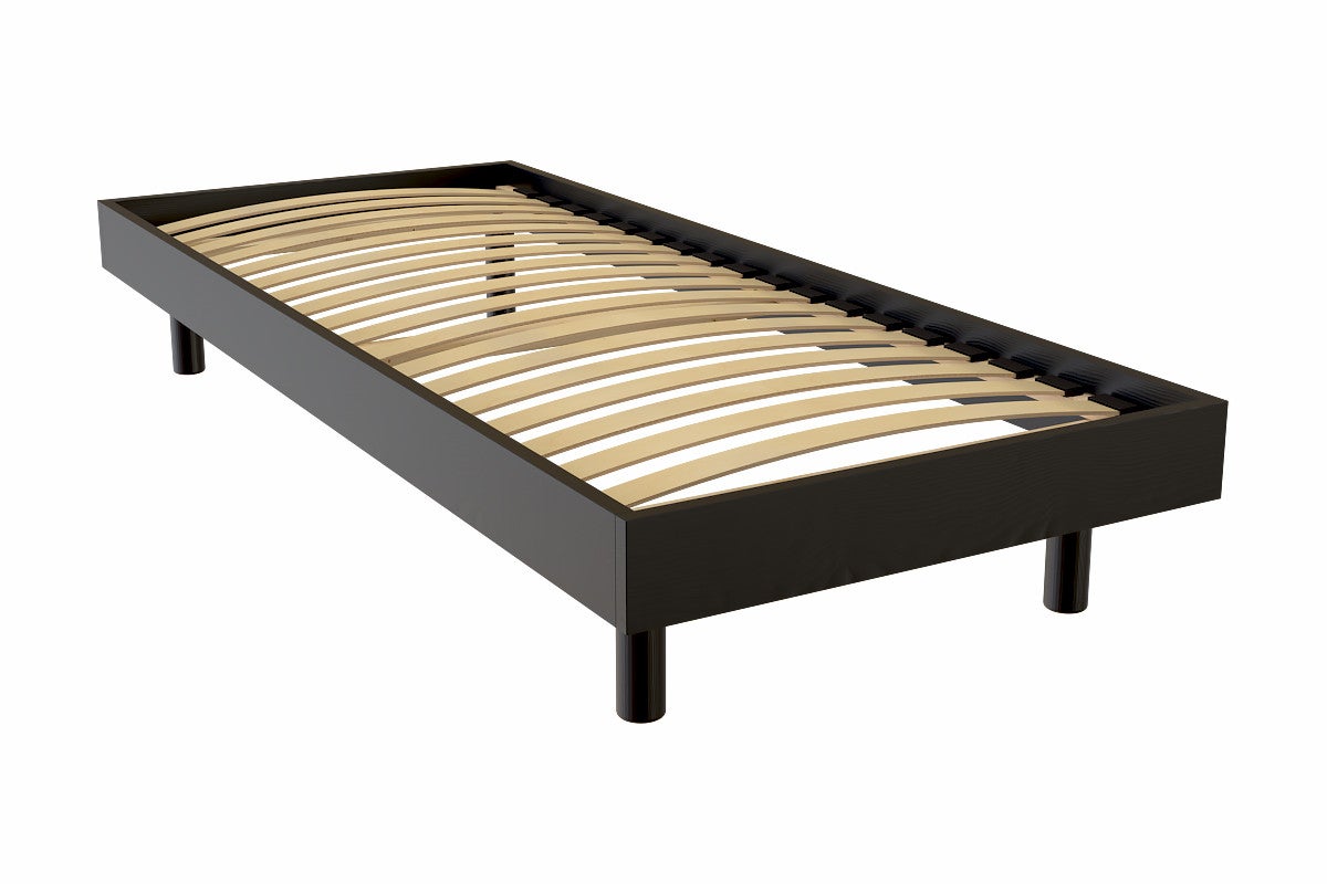 WEBER INDUSTRIES Sommier à Lattes 90x190 Naturel - Multiplis Pour Matelas Mousse Ou Ressorts