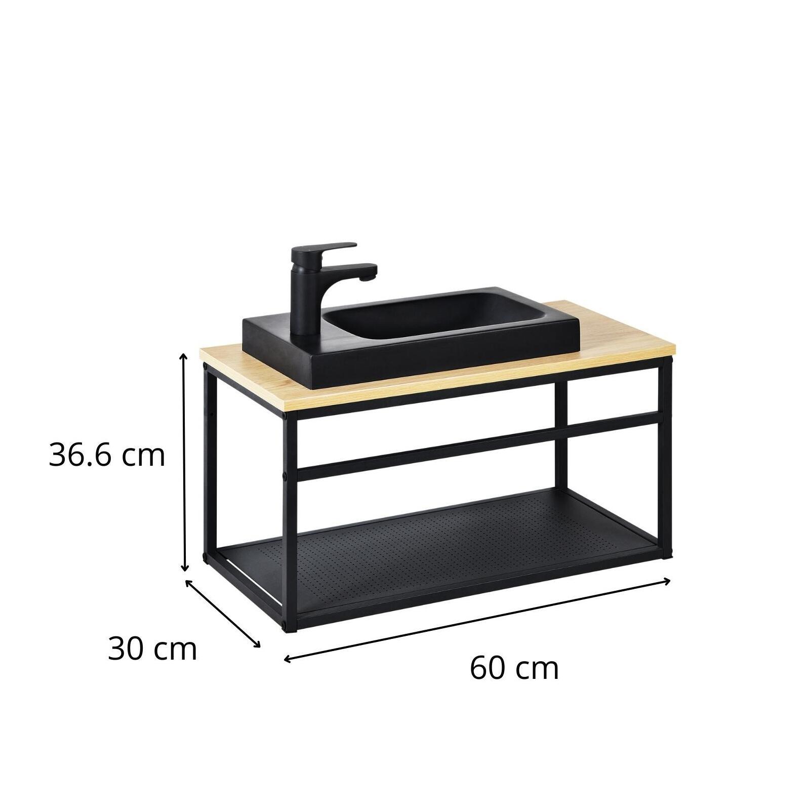 Ensemble lave-mains WILO grande largeur avec robinet 60cm - 3