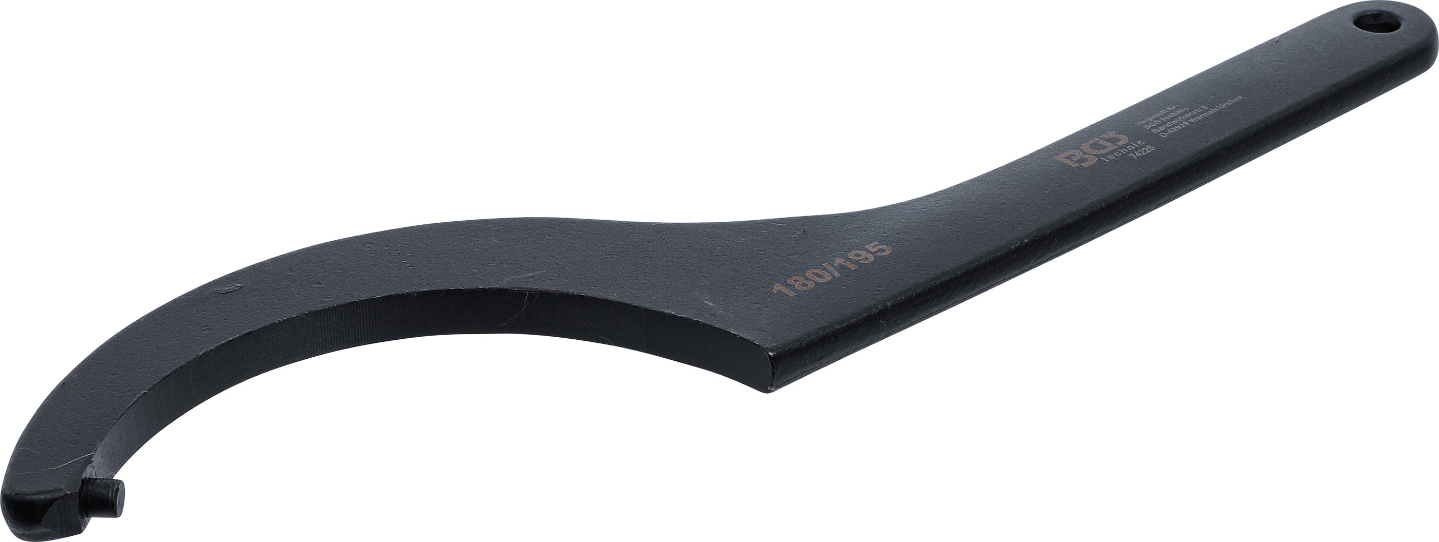 Clé à Ergots à Griffe BGS 73221 - Parfaite Pour Écrous Rainurés 110-115 Mm - Outil Robuste Et Précis