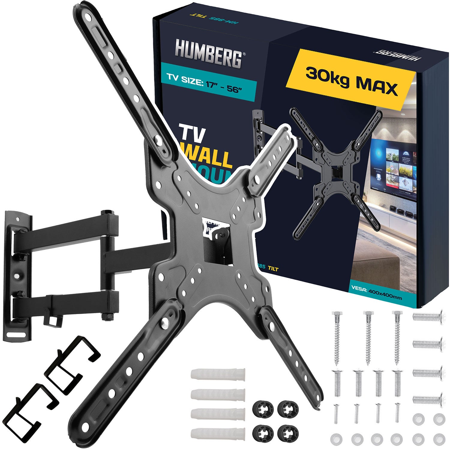 Uchwyt ścieny do telewizora Humberg HM-885 TV 17-56" do 30kg