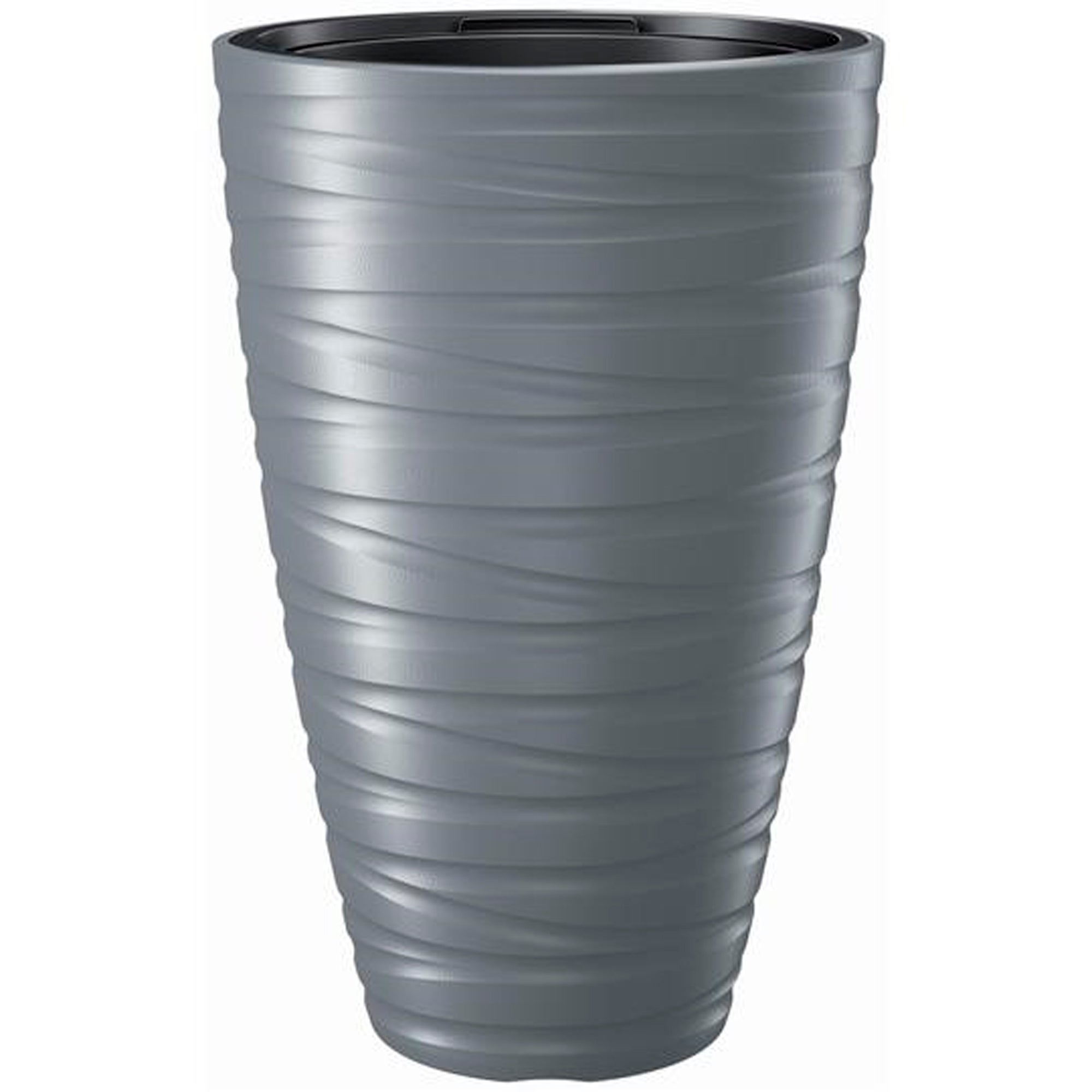 Macetero Alto Interior 2x Maceta Redonda De Plastico Coubi Round P En Color  Naranja 15,5 Maceta 50 Cm Diametro, image size:2000x2000