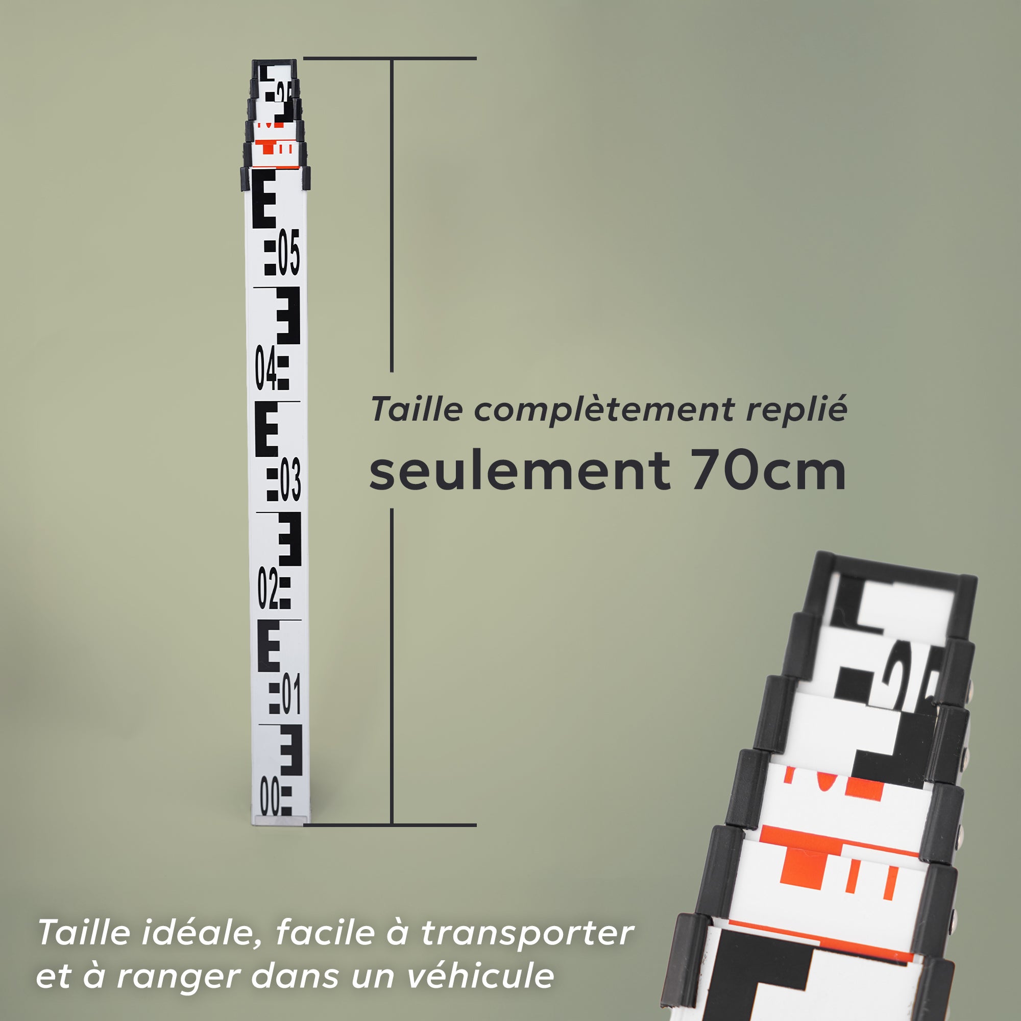 Mire télescopique 3M aluminium - 7