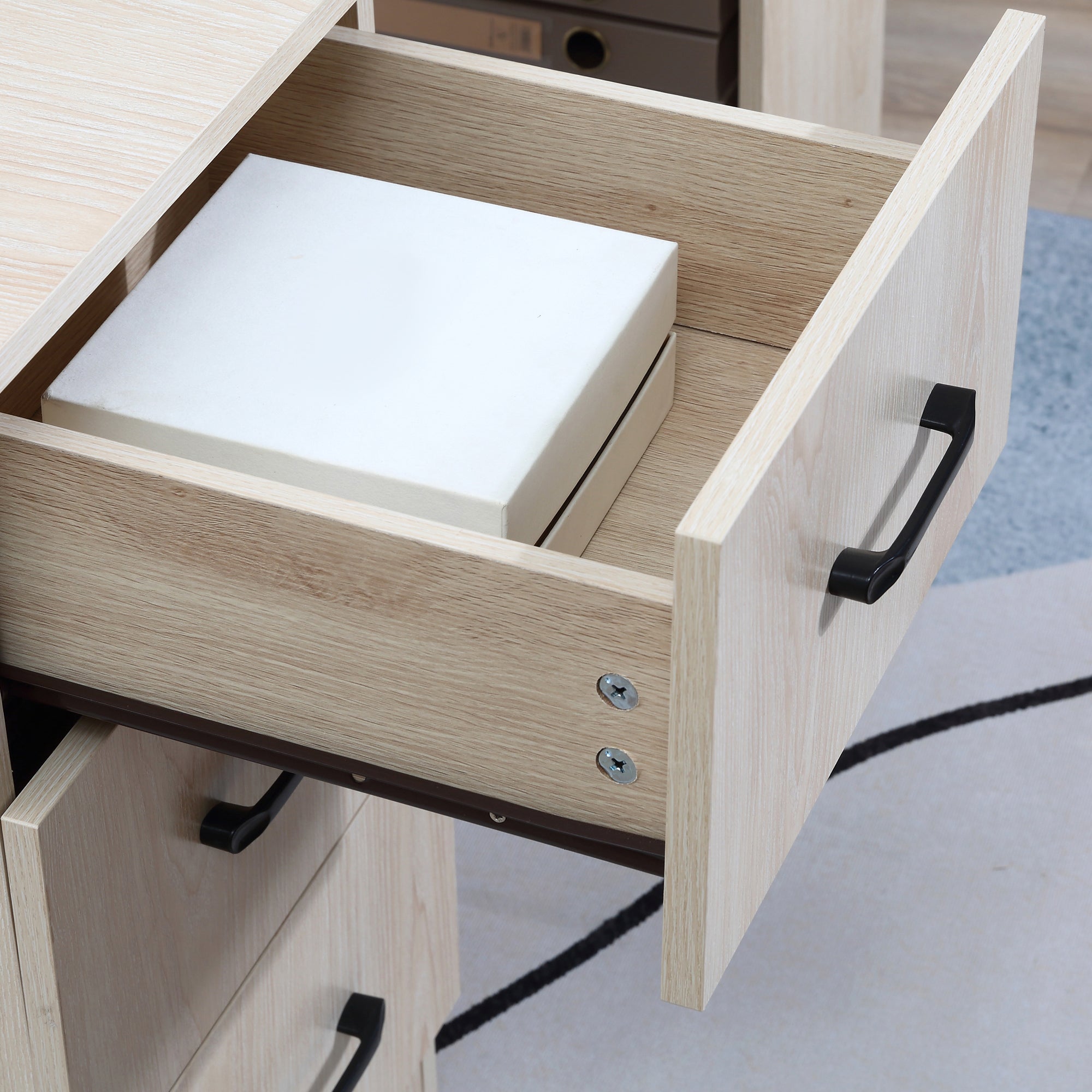 Bureau informatique Panneaux de particules HOMCOM - 8