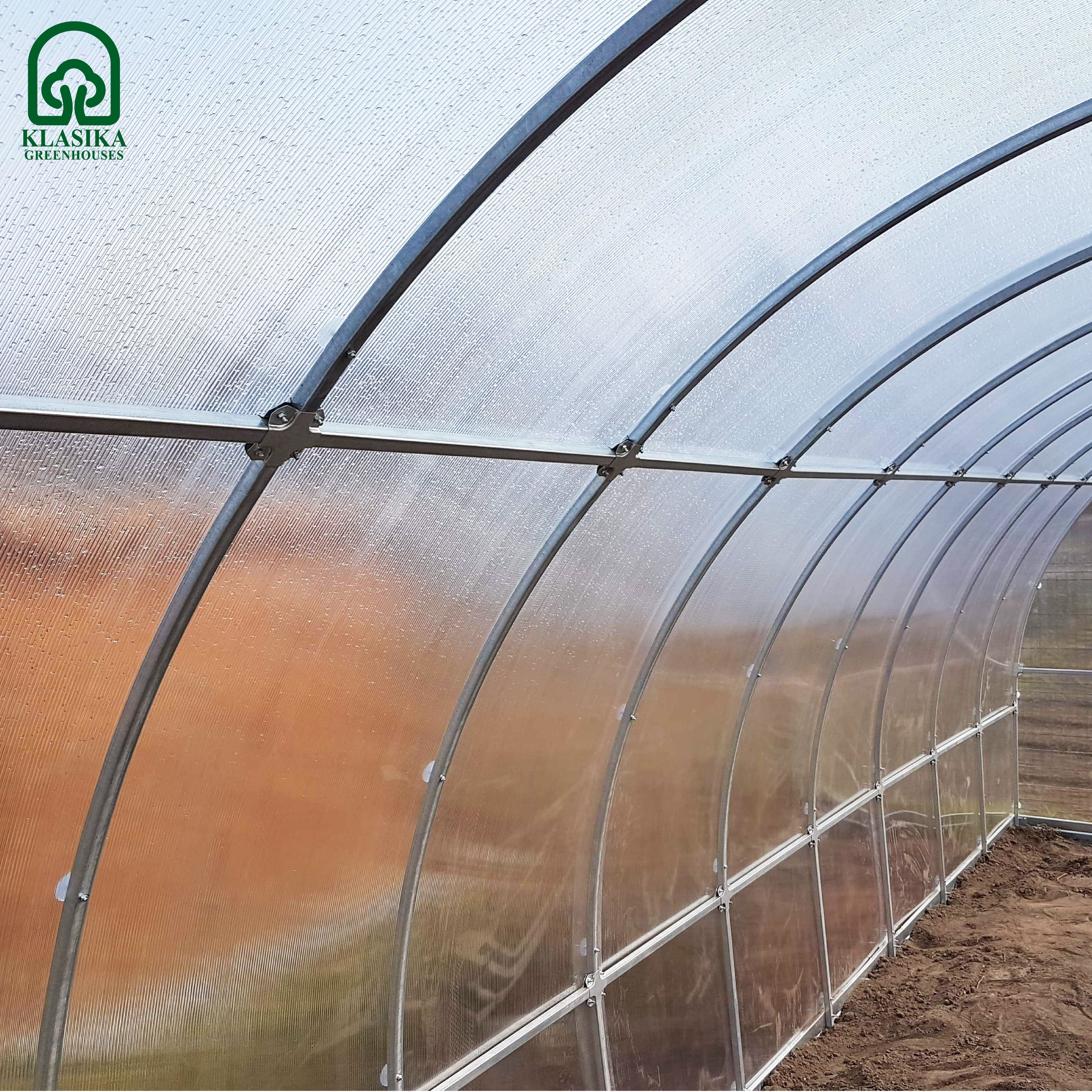 Serre de jardin KLASIKA TUBE 3 x 4 m (12 m²), 4 mm avec revêtement en polycarbonate - 5