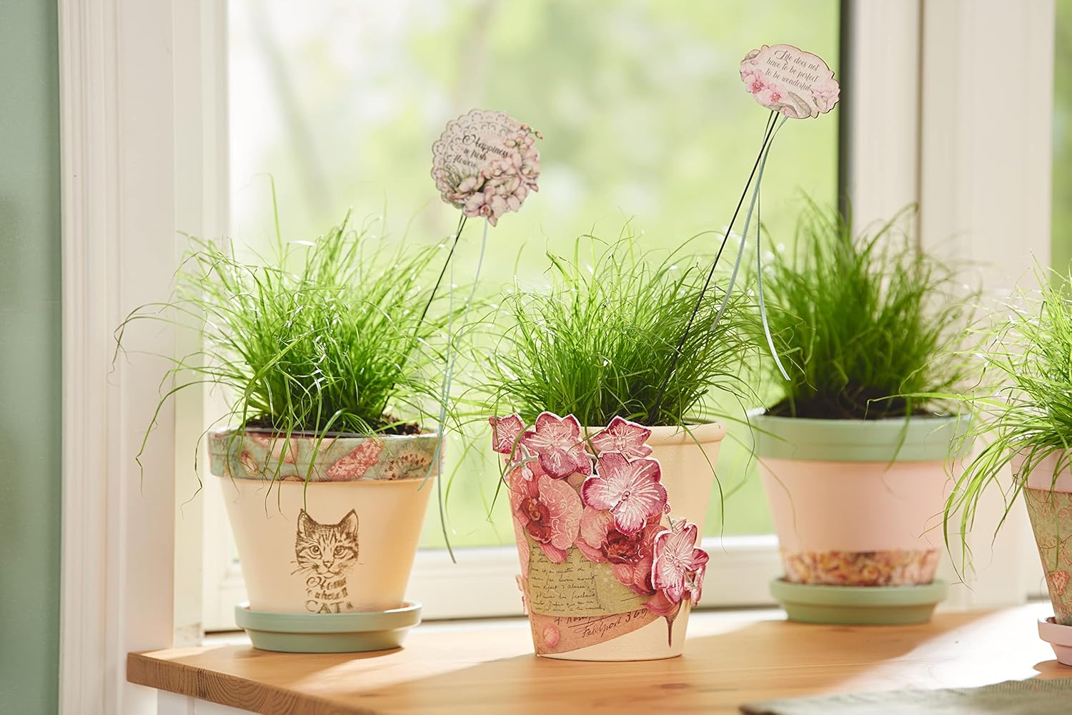 lot de 10 pots en argile durables et de haute qualité avec trou de drainage, Pot de fleurs avec soucoupe, pot de ture, jardinière, pots - 3
