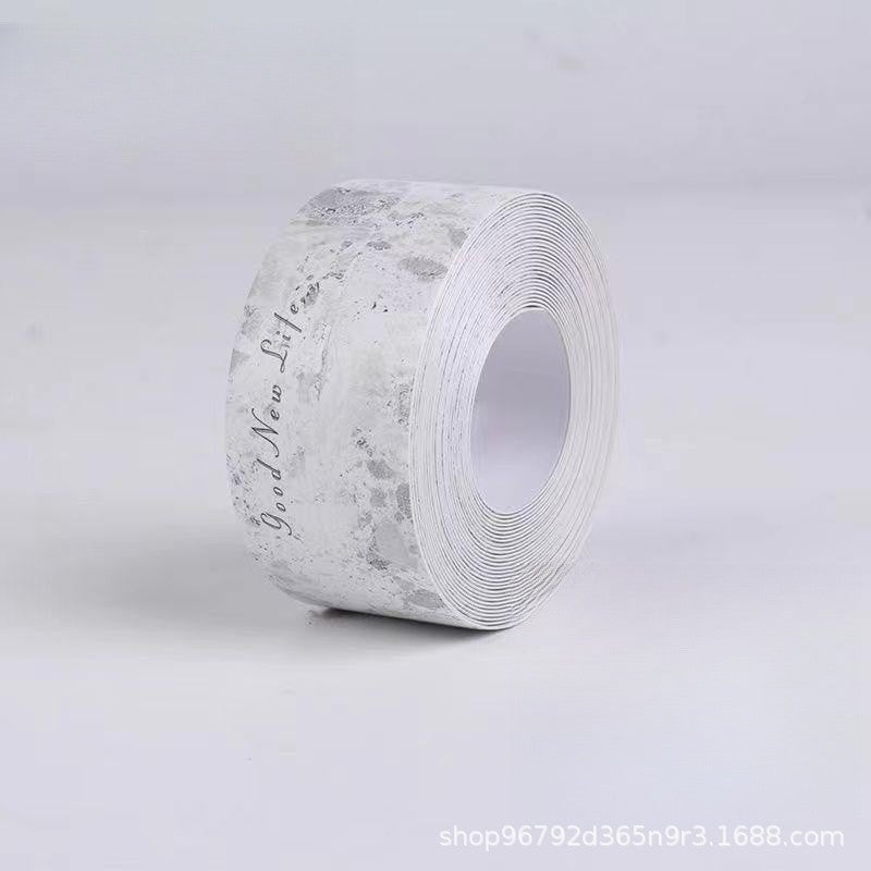 1 rolka samoprzylepnej taśmy uszczelniającej, wodoodpornej i odpornej na pleśń, do łazienek, kuchni i toalet, 3,7 cm x 5 m