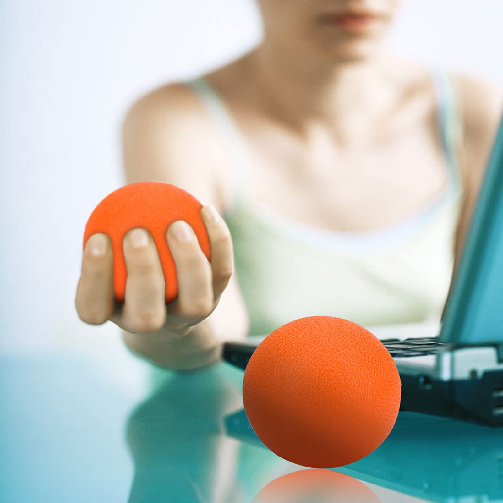 5 Pezzi Palle Per Allenare Le Mani – Set Con Palla Riccio, Anelli Per Dita E Rinforzo Per Presa, Antistress